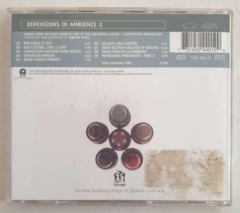 CD - VARIOUS - DIMENSIONS IN AMBIENCE 2 - (CD, COMP, MIXED)