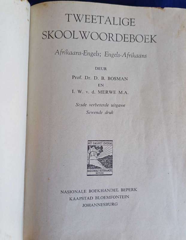 Tweetalige skoolwoordeboek