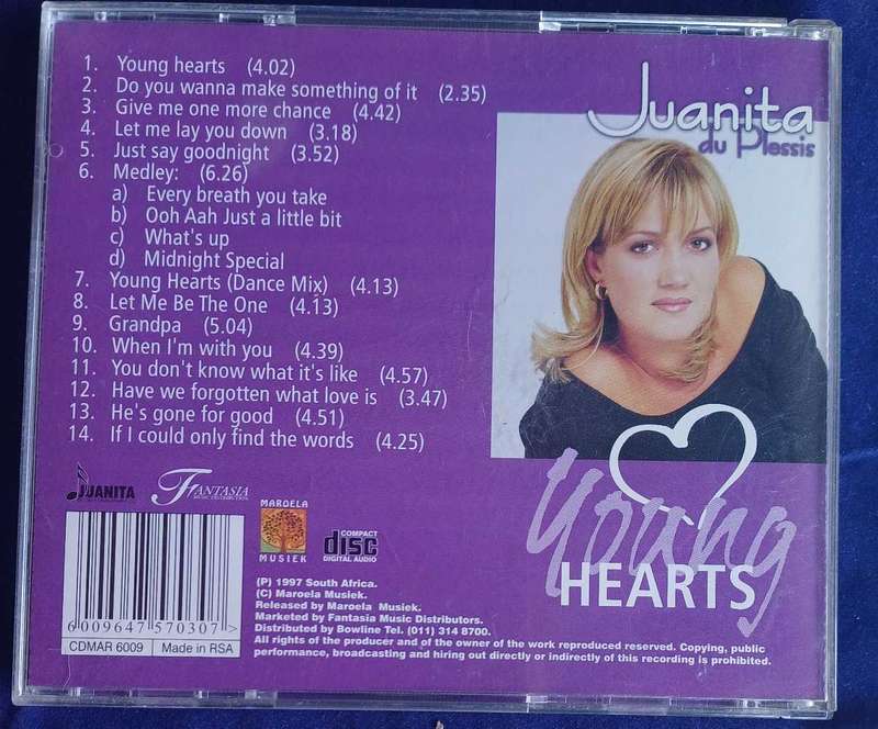 Juanita du Plessis - Young hearts cd