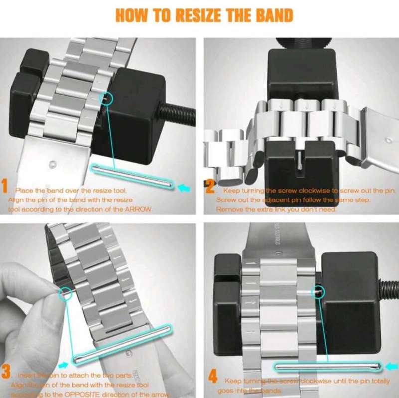 Strap Adjustment Watch Band Link Adjust Tool Bracelet Chain Pin Remover Adjuster Repair Tool Kits