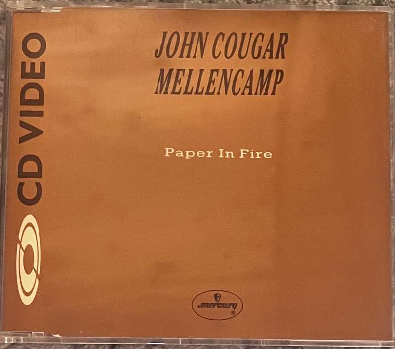 CD single: Paper in Fire - John Cougar Mellencamp