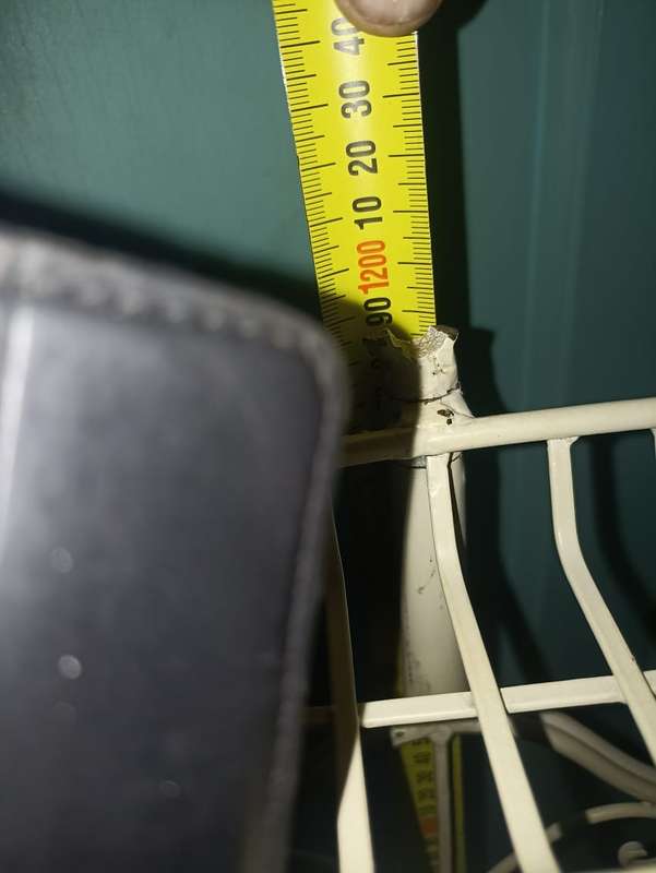 Vintage  steel towel stand
