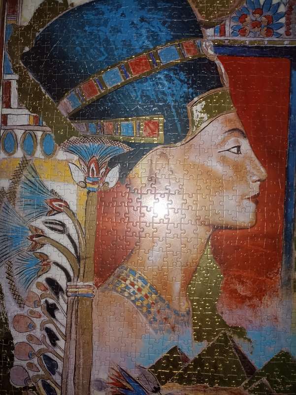 Nevertiti puzzle picture in frame