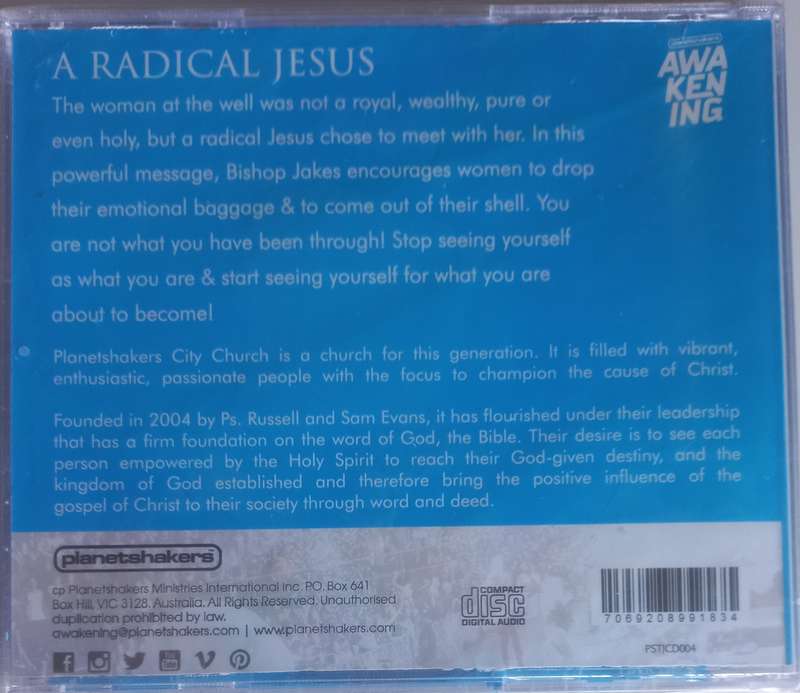 Bishop TD Jakes - A radical Jesus cd *sealed*