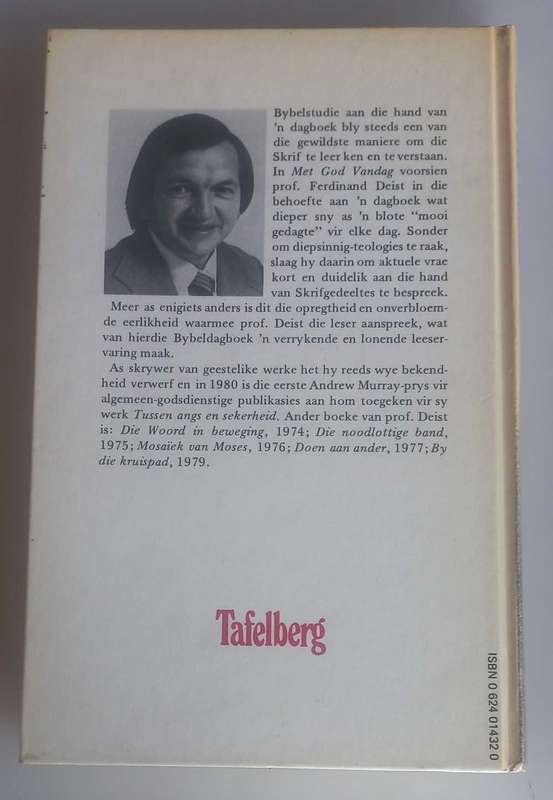 Met God vandag deur Ferdinand Deist