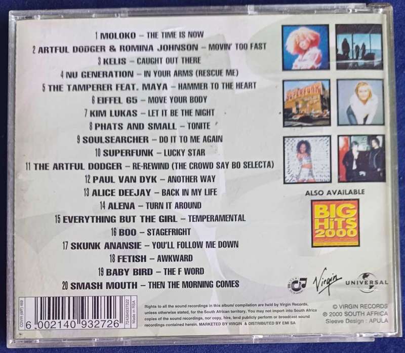 Big hits 2000 volume 2 (cd)