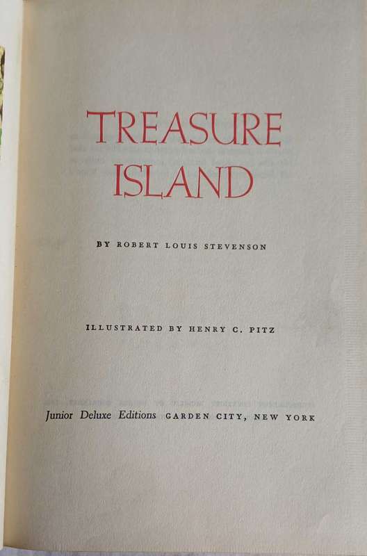Treasure island by Robert Louis Stevenson