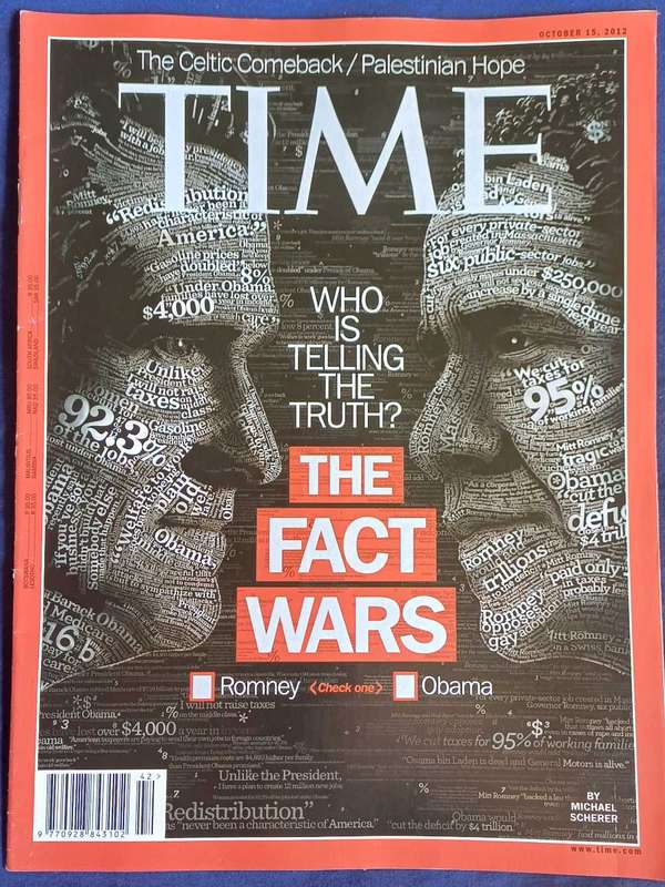 Time magazine October 15, 2012