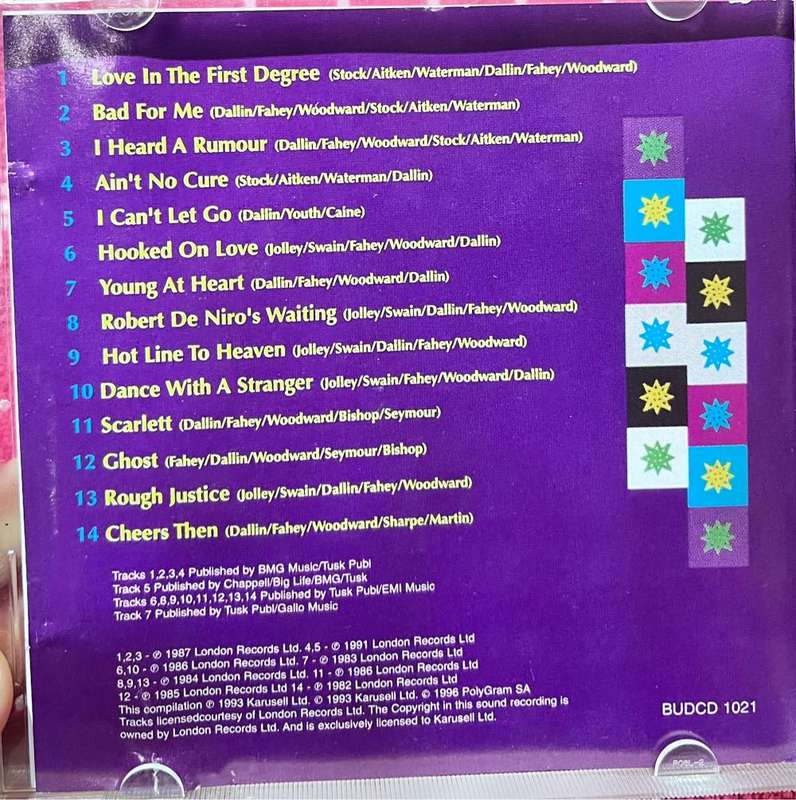 Bananarama - Bunch of hits (BUDCD 1021)