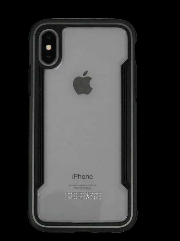 X-Doria Defense Shield iPhone X Military Protective Case Cover Black & Clear