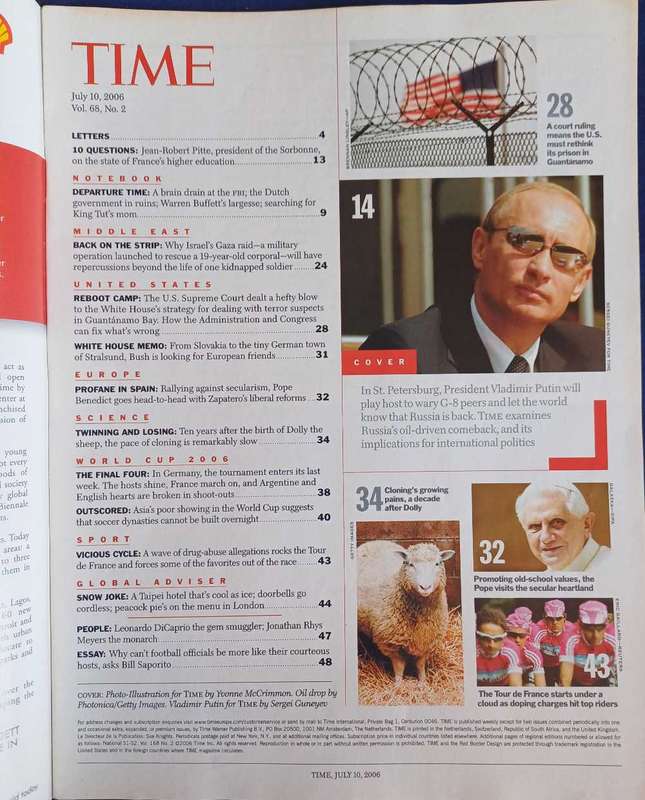 Time magazine July 10, 2006