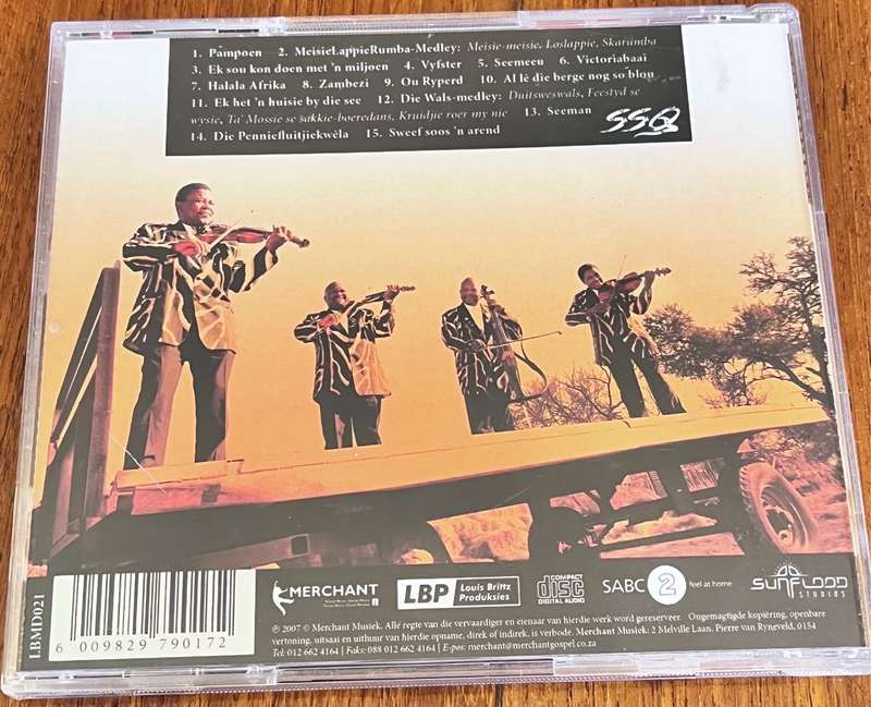 Soweto String Quartet speel Afrikaanse treffers (2007, LBMD021)