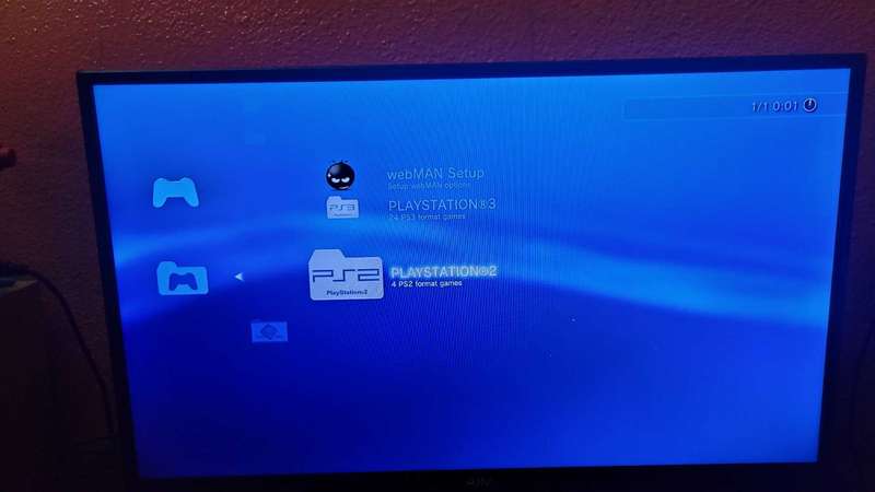 CFW, PS3 Slimline (500GB Internal Drive), 1 Controller, All Cabling, 24 Games on the HDD