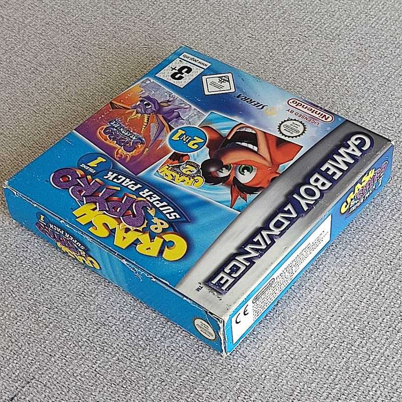 Crash & Spyro Super Pack Volume 1 Gameboy Advance Gba