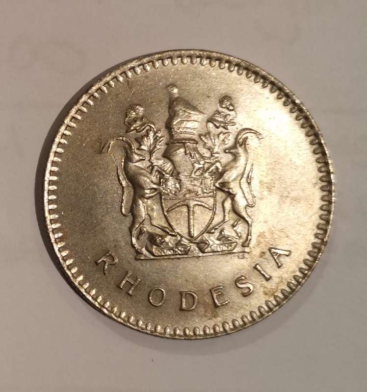 1975 Rhodesia 25 cents