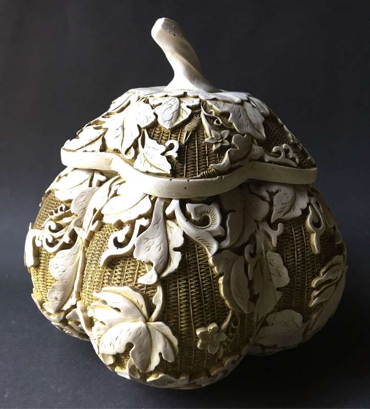 Vintage Chinese Cinnabar bowl