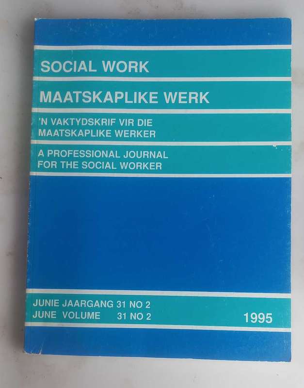 Maatskaplike werk, `n vaktydskrif Junie jaargang 31 no 2