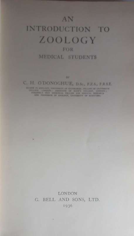 An introduction to zoology 1936