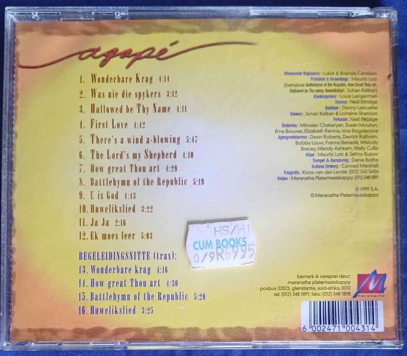 Danie Botha - Agape cd