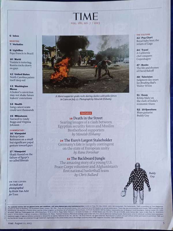 Time magazine August 12, 2013
