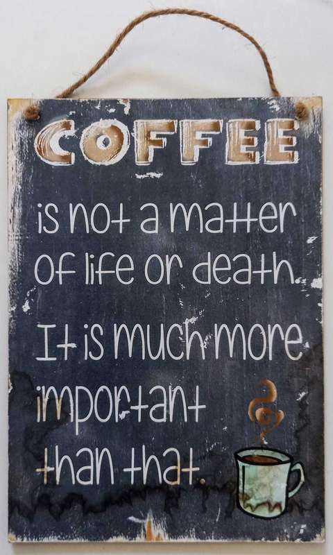 Wall hanging about Coffee