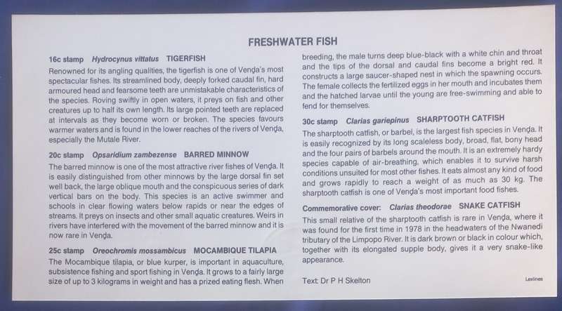 First day envelope - Freshwater fish