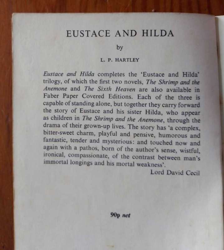 Eustace and Hilda by L.P. Hartley
