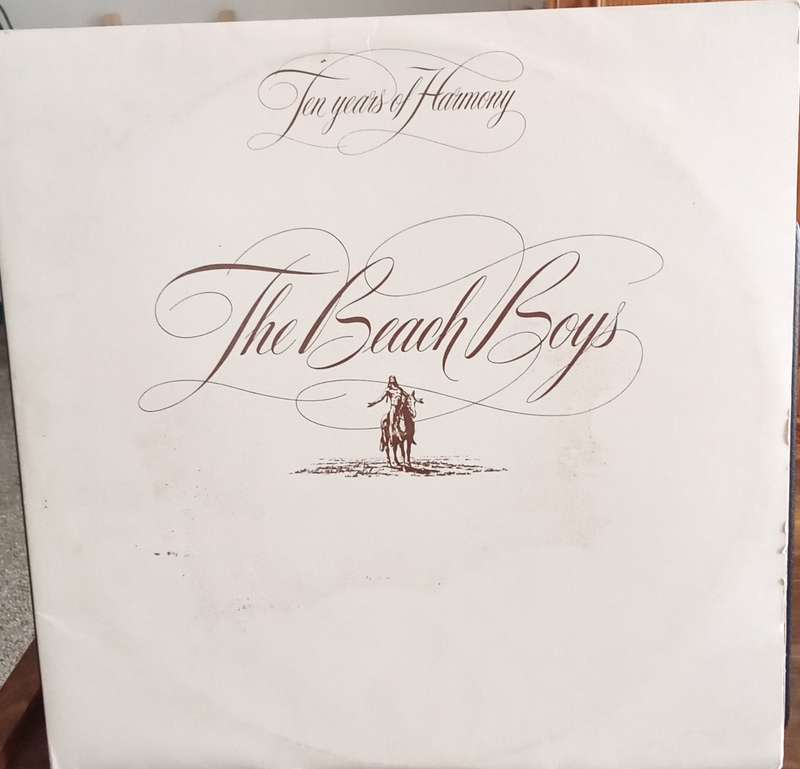THE BEACH BOYS - TEN YEARS OF HARMONY LP VINYL RECORD. DOUBLE ALBUM.