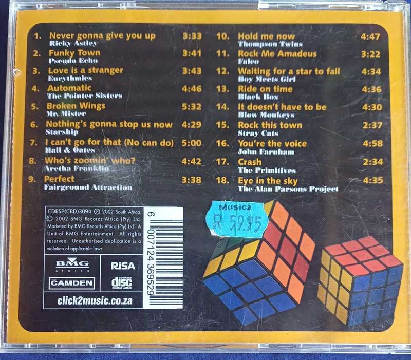 The time of your life the 80s cd