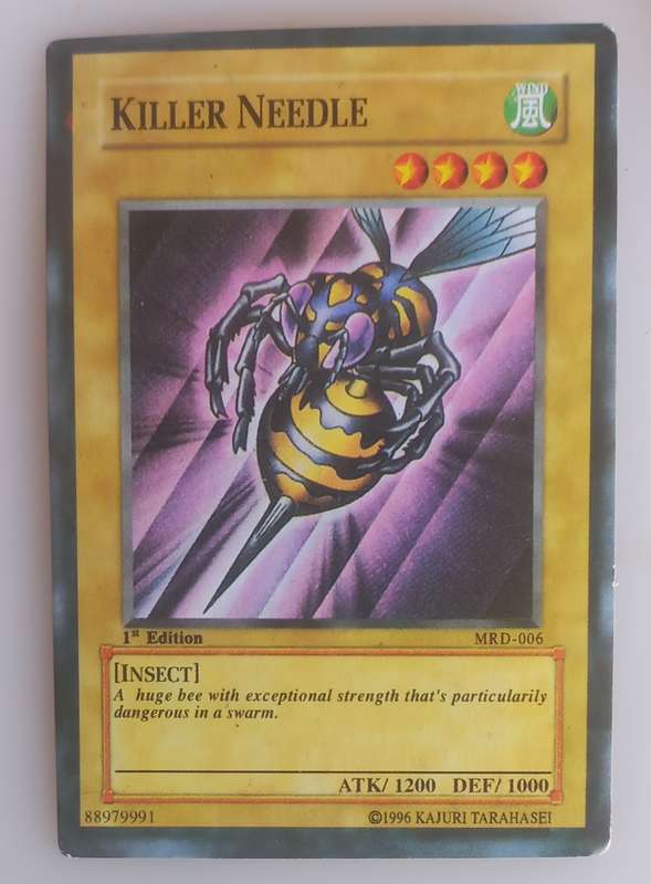 Yo-Gi-Oh! Killer needle 1st edition card