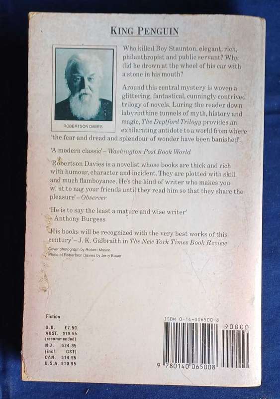 The Deptford trilogy by Robertson Davies