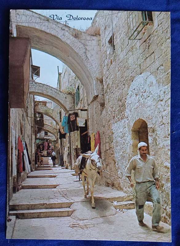 Via Dolorosa postcard