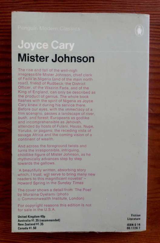 Mister Johnson by Joyce Cary