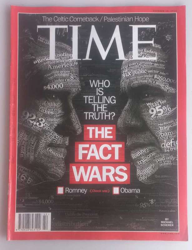 Time magazine October 15, 2012