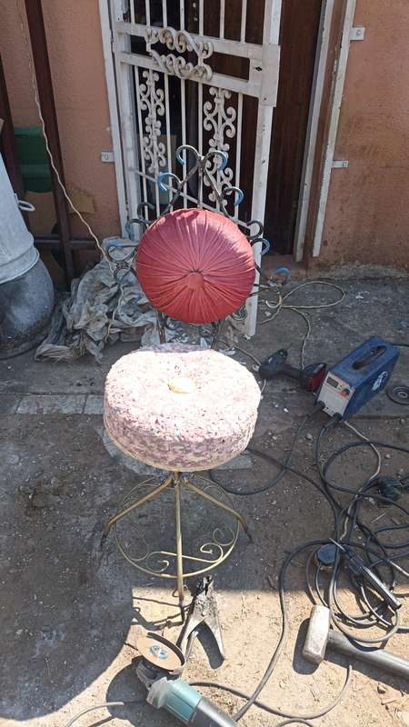 1950 Boudoir chair renovated