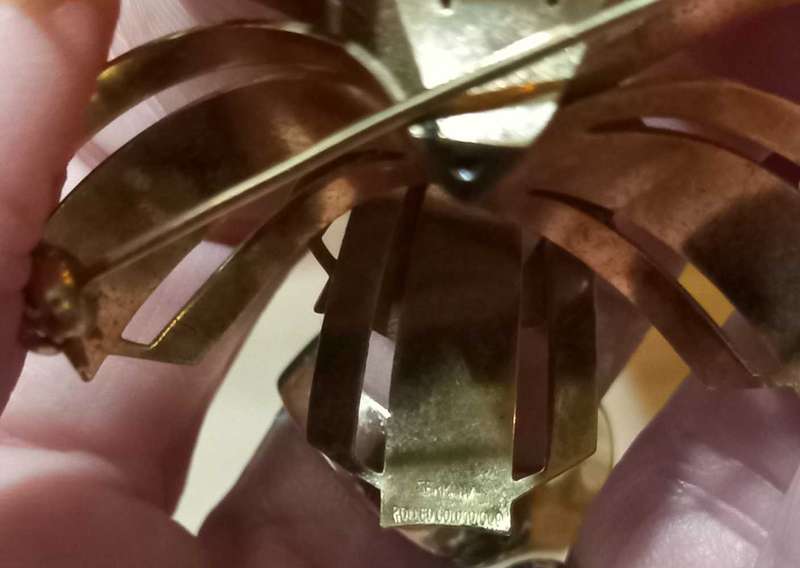 Vintage Germany Rolled Gold 10/000 Brooch