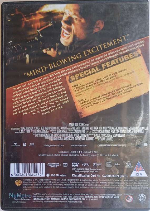 I am legend - two disc special edition dvd