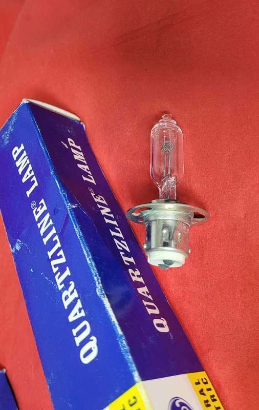 200w GENERAL ELECTRIC (USA) Quatzline 6.6A Studio/Stage Lamp Bulbs (Bid Per Piece)