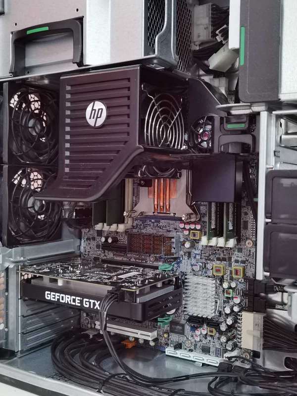 HP Z620 WORKSTATION DUAL INTEL XEON CPU's / GTX 1650SUPER GPU