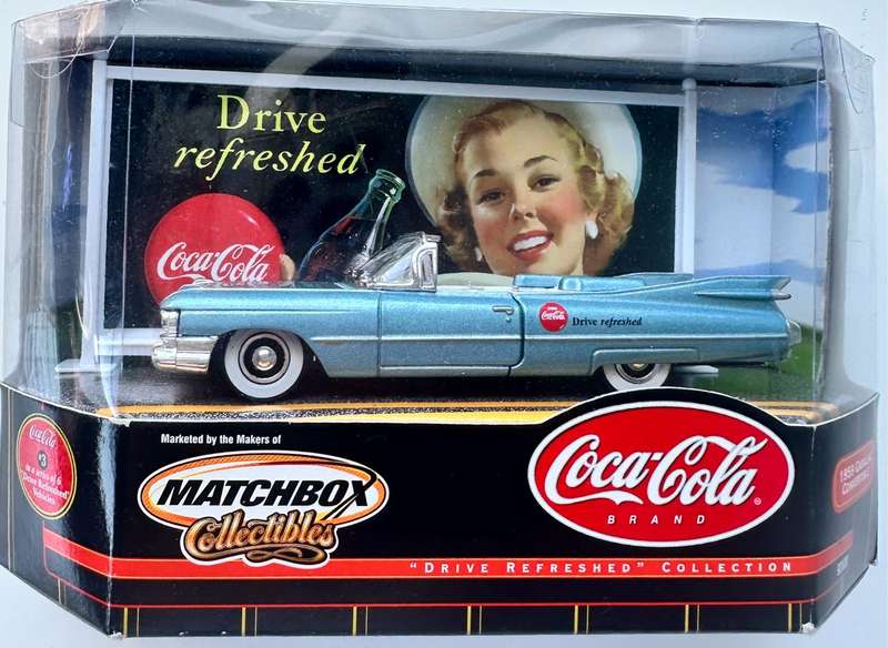 VINTAGE - 2000 MATCHBOX COLLECTIBLES - 1959 CADILLAC CONVERTIBLE - TRADITIONAL SCALE