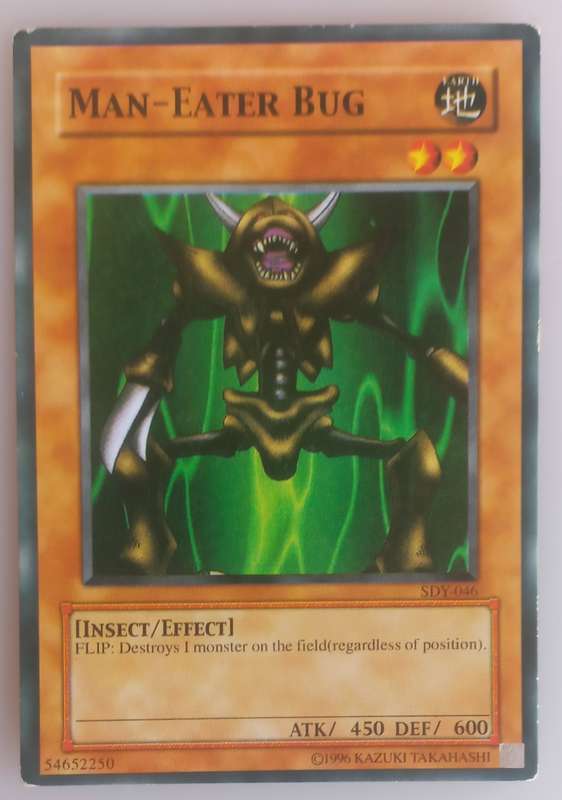 Yu-Gi-Oh! Man-eater bug card