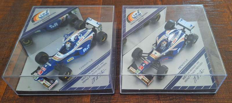 Set of Two Onyx Heinz Harald Frentzen Models