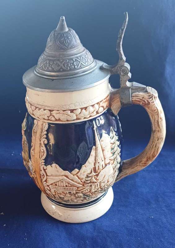 German beer stein