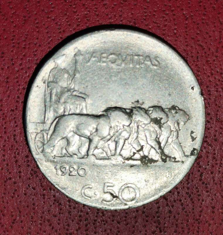 1920 Italy 50 Centesimi