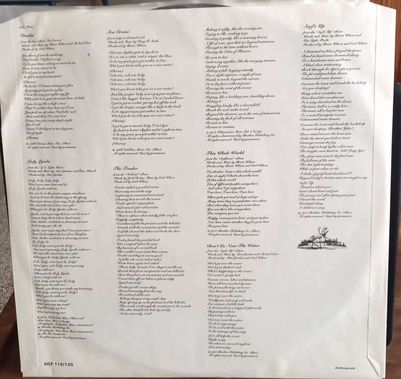 THE BEACH BOYS - TEN YEARS OF HARMONY LP VINYL RECORD. DOUBLE ALBUM.