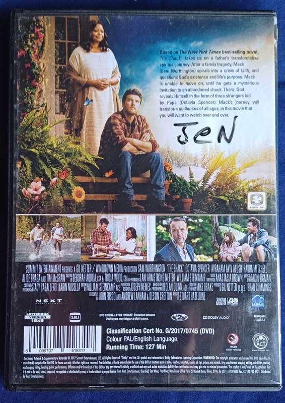 The shack dvd