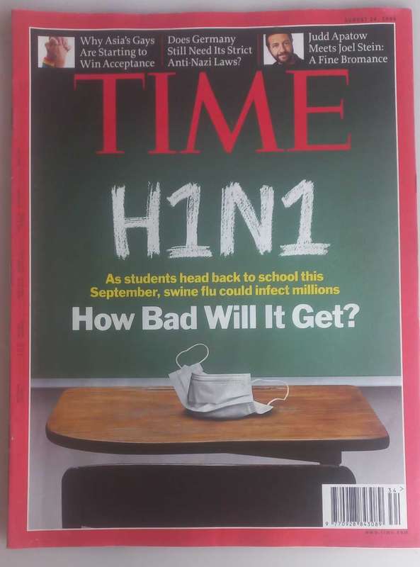 Time magazine August 24, 2009