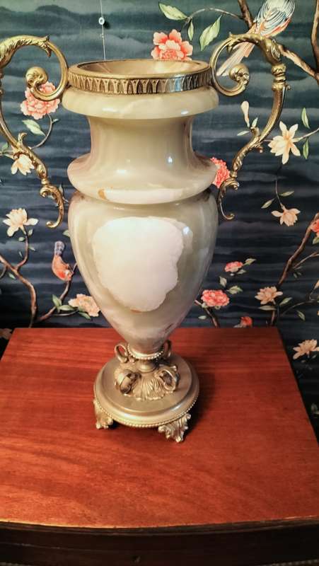 Neoclassical Style Onyx Urn