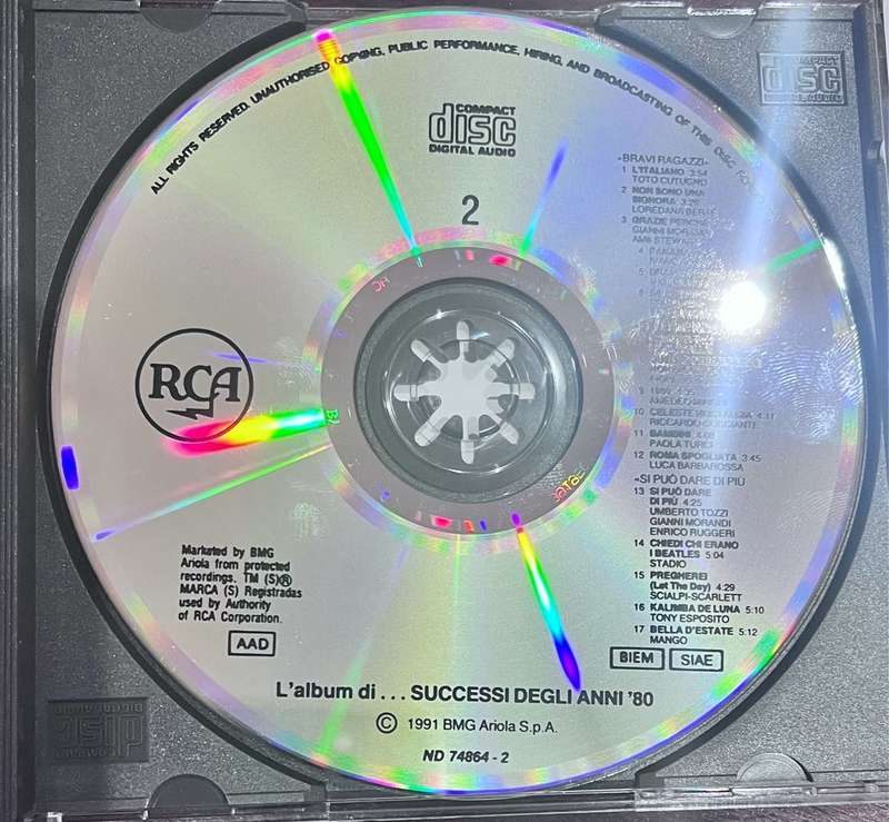 Italian pop 2CD: L`album di Successi degli Anni `80 - ND 74864 (2)