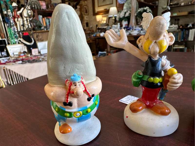 Asterix & Obelix rubber figurines ( x 4 )